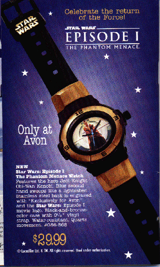Star Wars Watch from Avon!